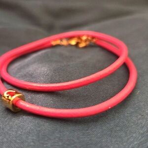 Kate Spade Pink Bracelet with Gold Accents